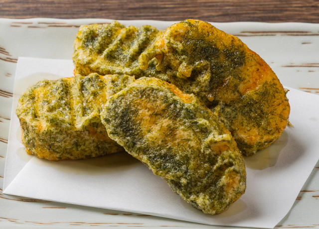 だしまき玉子のいそべ揚げ